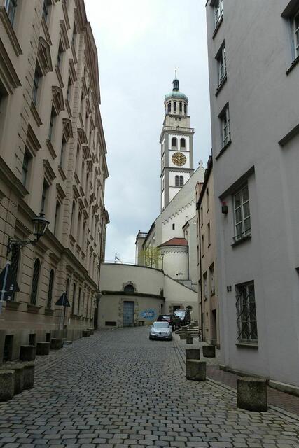 Blick zum Rathausturm