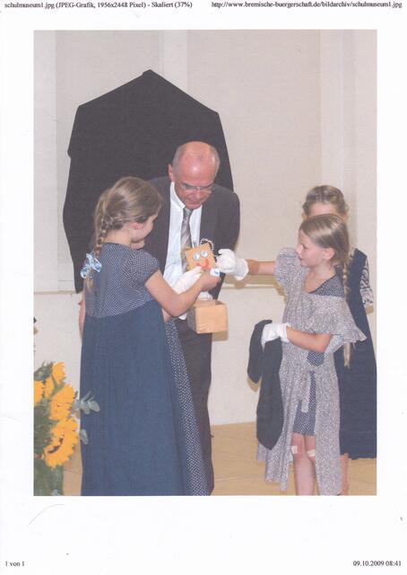 BAKI im Schulmuseum Bremen | Foto: Pressestelle der Bremischen Bürgerschaft