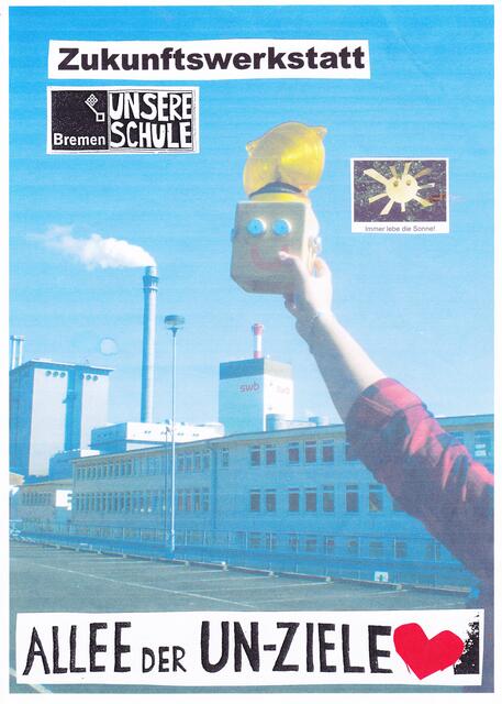 BAKI-Plakat "Zukunftswerkstatt UNSERE SCHULE"