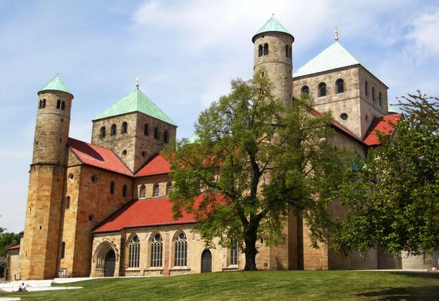 Fast eintausend Jahre alt, die Michaeliskirche, Weltkulturerbe der UNESCO.