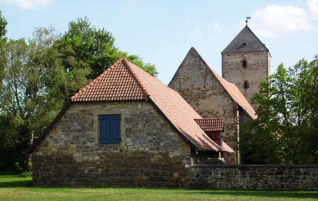 Vor den Toren der Stadt liegt die einstige Burg Steuerwald.