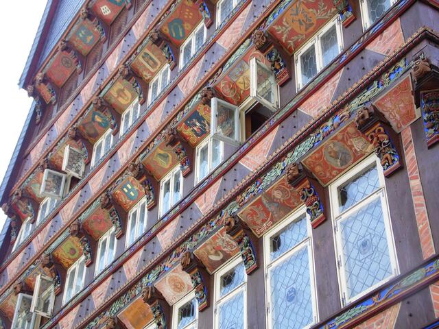 Es war das Gildehaus der Fleischerinnung und gilt als eines der schönsten Fachwerkhäuser überhaupt.