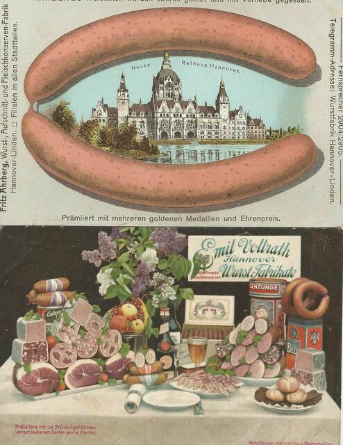 Werbung, um 1912.