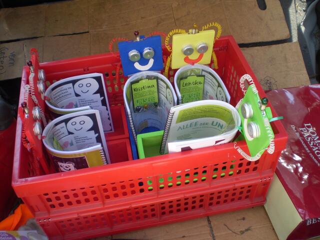 "Politiker/Innen-BAKI" zur Werbung für den Vorschlag "Bremer Schulkisten basteln!"