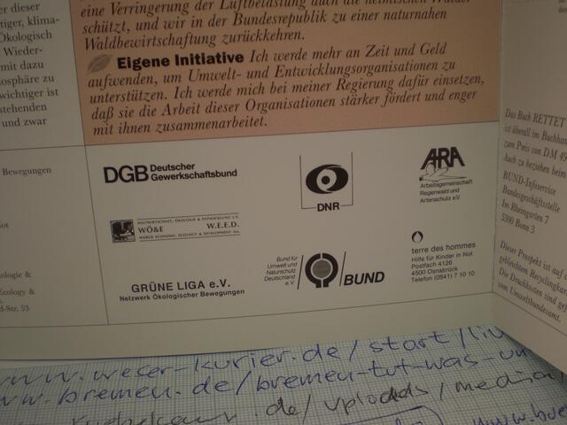 4. Juni 2016: RETTET DIE ERDE!