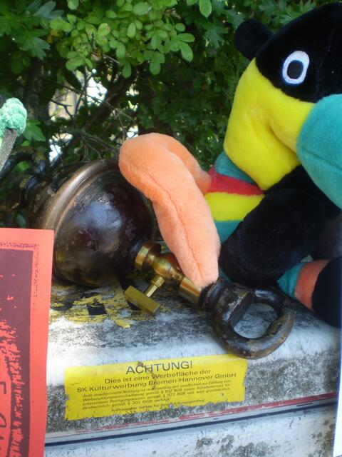 5. Juni 2016: Magdeburger Halbkugeln auf dem "Bremer Meilenstein der Schule"