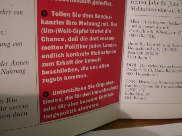 4. Juni 2016: RETTET DIE ERDE!