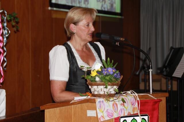 ASM Bezirksvorsitzende, Angela Ehinger, Festakt April 2016