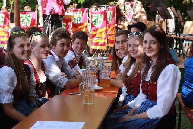 Musiker beim Gartenfest 2015