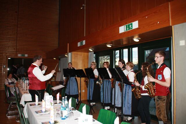 Das Saxophon Ensemble unter Dirigent Andreas Meyer, Festakt 2016