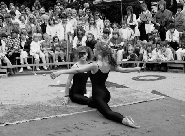Premierenvorstellung des Kinderzirkus Giovanni im Juni 1985.
