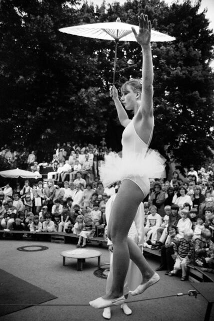 Premierenvorstellung des Kinderzirkus Giovanni im Juni 1985.