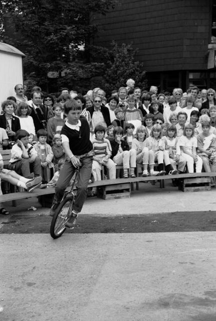 Premierenvorstellung des Kinderzirkus Giovanni im Juni 1985.