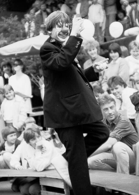 Premierenvorstellung des Kinderzirkus Giovanni im Juni 1985.