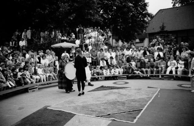 Premierenvorstellung des Kinderzirkus Giovanni im Juni 1985.