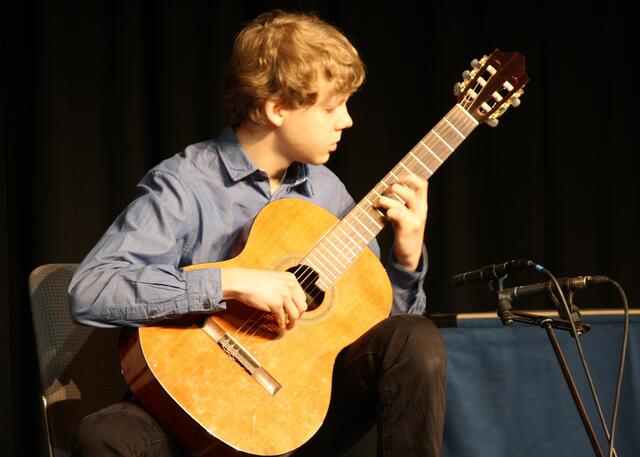 Preisträgerkonzert Jugend-Musikwettbewerb: Jonas Gellner.