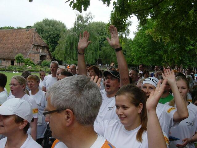 Die letzten Sekunden vor dem Start. Wahlweise  1 oder 2 Runden.