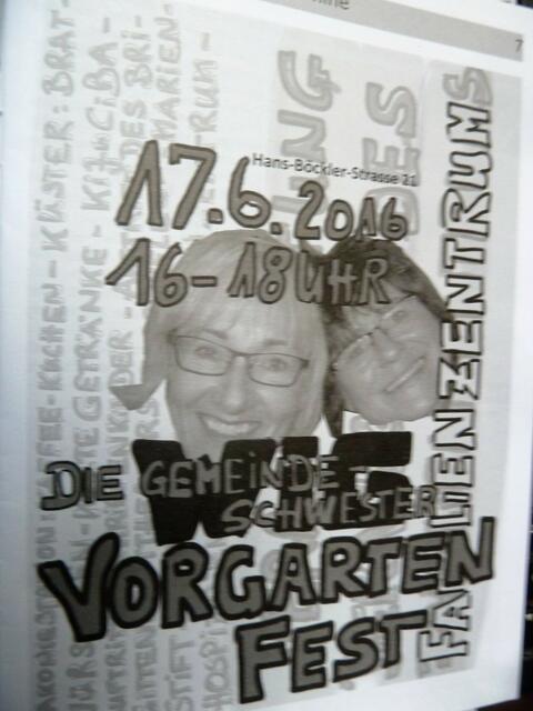 Das Einladungsplakat.