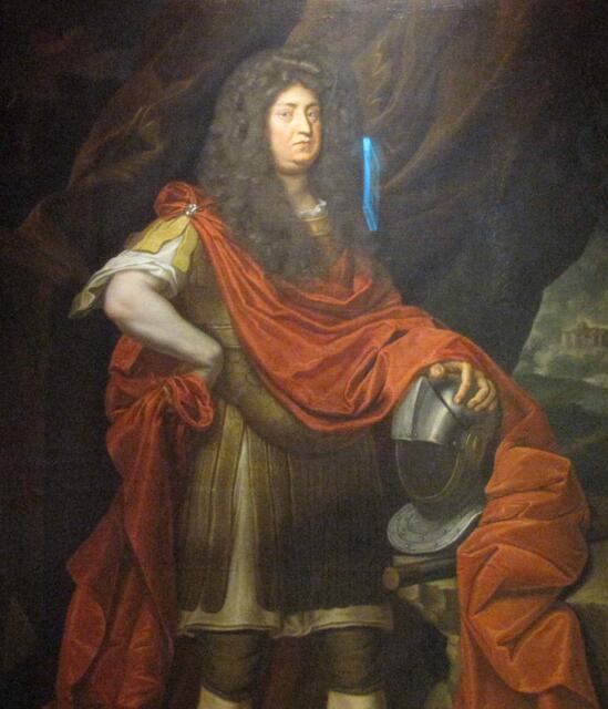 Sein Amtsnachfolger, Herzog Johann Friedrich von Braunschweig-Calenberg, machte aus dem Wirtschaftshof eine Sommerresidenz. (Alle Gemälde im Schlossmuseum abfotografiert.)