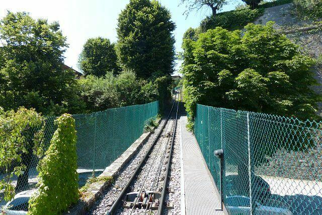 noch weiter hinauf mit der Bahn