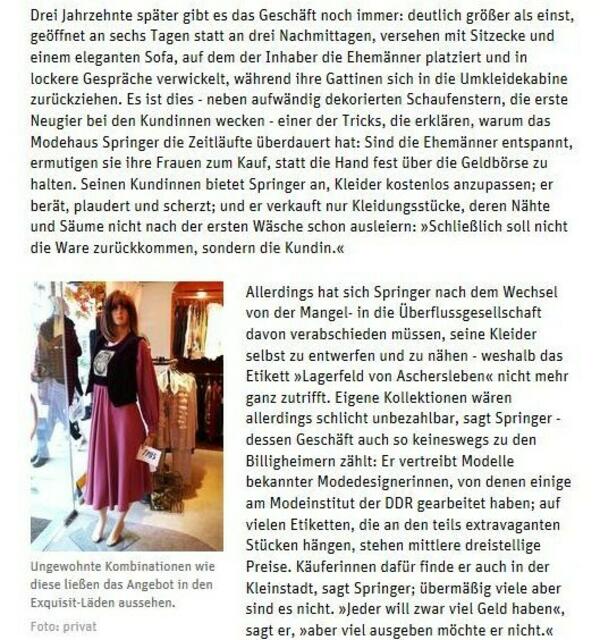 MZ Bürgerreporter waren eingeladen bei dem Karl Lagerfeld von Aschersleben - Danke / 21.6.2016 !