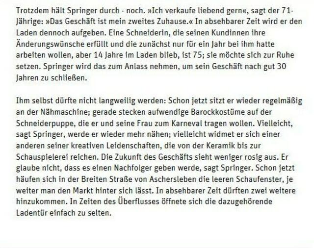 MZ Bürgerreporter waren eingeladen bei dem Karl Lagerfeld von Aschersleben - Danke / 21.6.2016 !