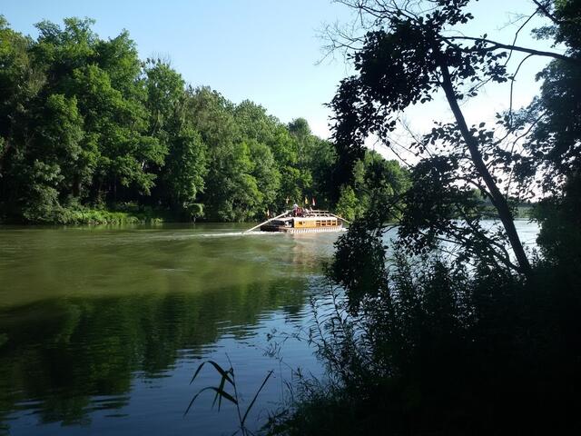 An der Donau, Begegnung mit "Ulmer Schachtel"