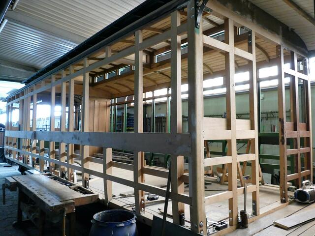 Bei der Restaurierung