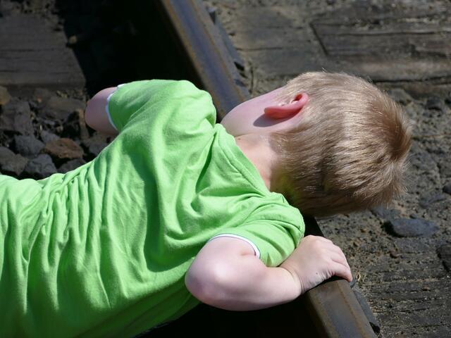 ... wann kommt der Zug ?