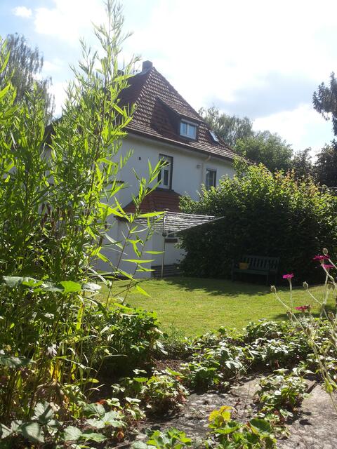 wenn ich stehe. Also mache ich einen kleinen Rundgang durch den Garten