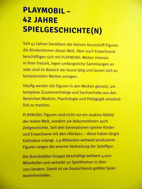 Die Sonderschau »PLAYMOBIL-Spielgeschichte(n) in der Arche Nebra (18.3.–31.10.2016) !