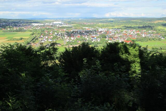 Im Vergleich dazu, die Sicht, nach dem Ersteigen der Sitzbank.