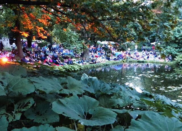 So lässt sich ein milder Sommerabend aushalten.