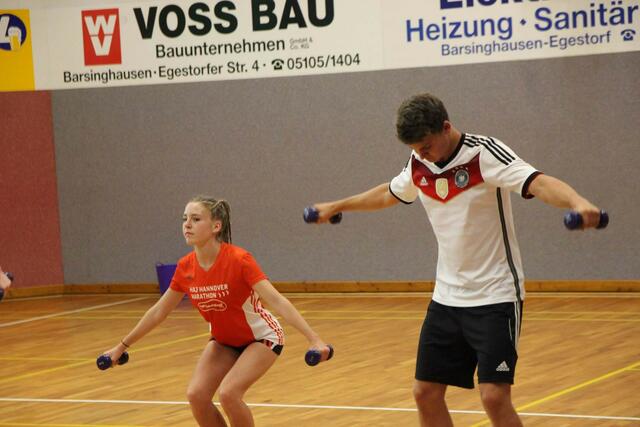 Hantelübung