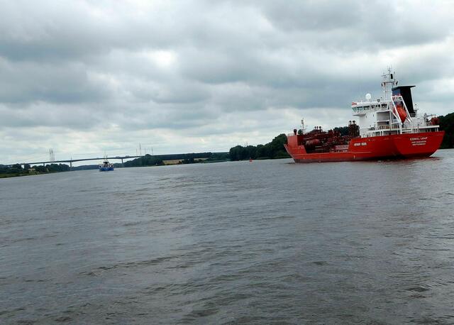 ...... wir nähern uns Rendsburg
