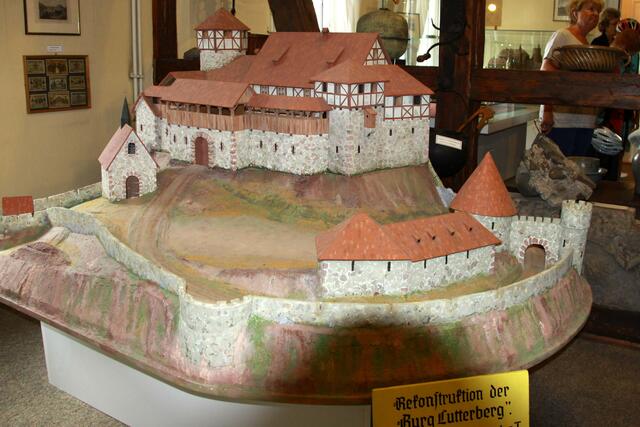 Modell der Burg Lutterberg
