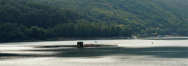 Ein "U-Boot" auf dem Edersee