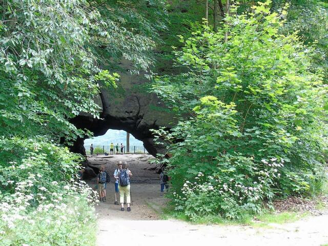 Hier ist der Kuhstall.
