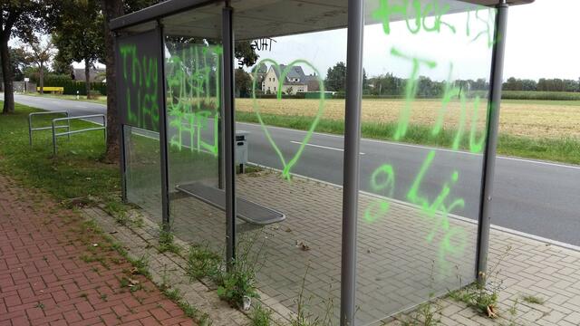 Von der Südseite betrachtet !
