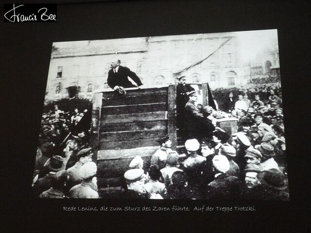 Foto-Original: Lenin mit Trotzki