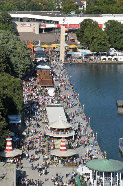 Blick auf das Maschseefest