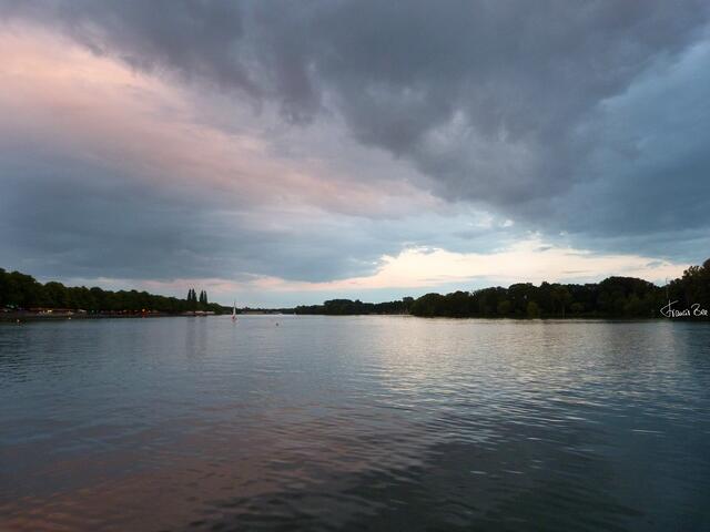 Abendstimmung über dem See