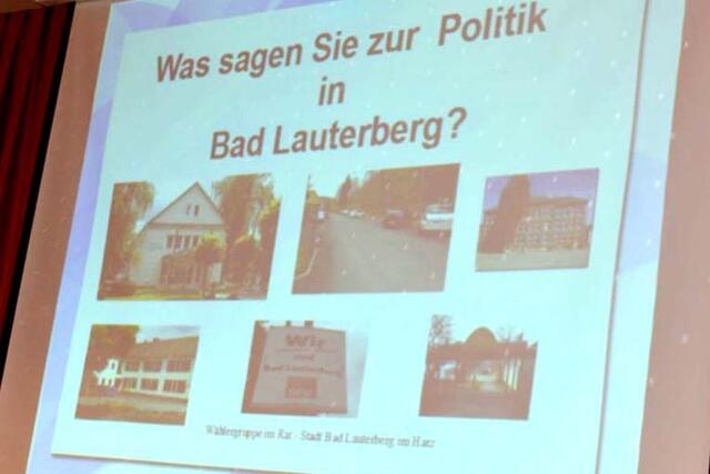 Was sagen Sie zur Politik in Bad Lauterberg? | Foto: Erwin Müller
