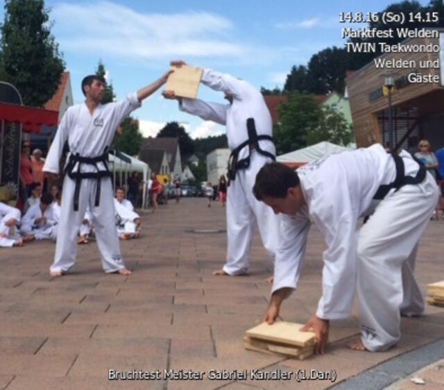 Bruchtest Meister Gabriel Kandler (1.Dan)