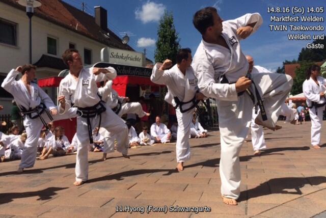 11.Hyong (Form) Schwarzgurte