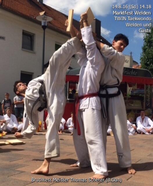 Bruchtest Meister Meister Thomas Scherer (3.Dan)