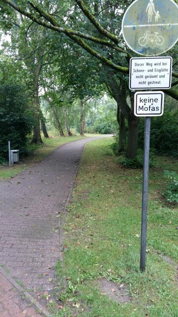 Der gepflasterte Weg !