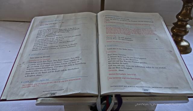 Ablauf des Gottesdienstes...