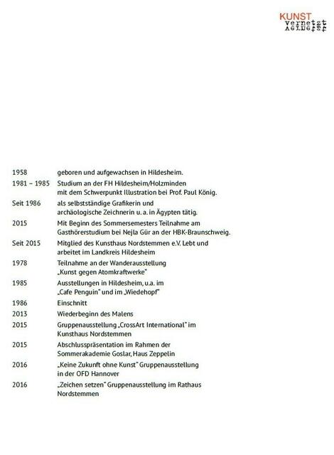 Ausstellung "KUNSTVERNETZT" 2016 in Nordstemmen