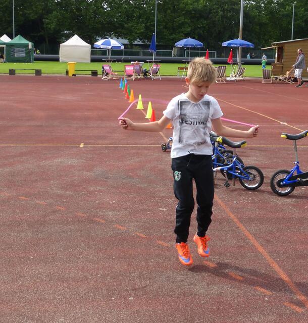 Seilsprung für das Sportabzeichen